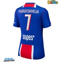 Paris Saint-Germain Khvicha Kvaratskhelia #7 Hjemmedrakt Dame 2026-27 Kortermet